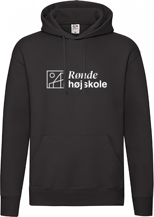 Fruit of the loom - Rønde Højskole Klassisk Hoodie - Preto